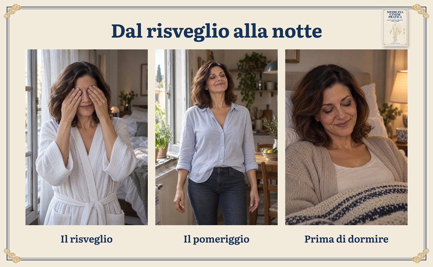 I sette momenti della giornata, dal risveglio alla notte